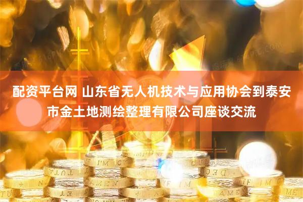 配资平台网 山东省无人机技术与应用协会到泰安市金土地测绘整理有限公司座谈交流